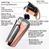 MYBURRGH ® Shaker in Acciaio per Proteine, Borraccia da Palestra per Uomini Shaker Proteine per Palestra Shaker Borraccia Anti-perdita -Oro Rosa 850