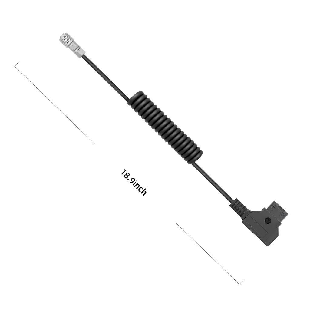 BMPCC To 4K Power Cable for Blackmagic Pocket Cinema Camera 4K with Gold Mount and Length D-Tap V-Mount, 18" - 59"