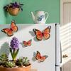 20 Pcs Butterfly Refrigerator Magnets, 6/8/10/12cm Assorted Sizes 3D Butterfly Magnets For Fridge, Whiteboard, Locker, Home Kitchen Decor & Gift