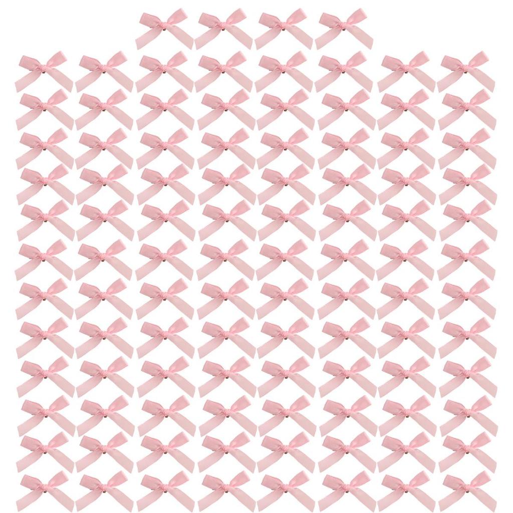 Ballet Style 4cm Bow Duckbill Clip: Dopamine Sweet Braided Hair Accessory