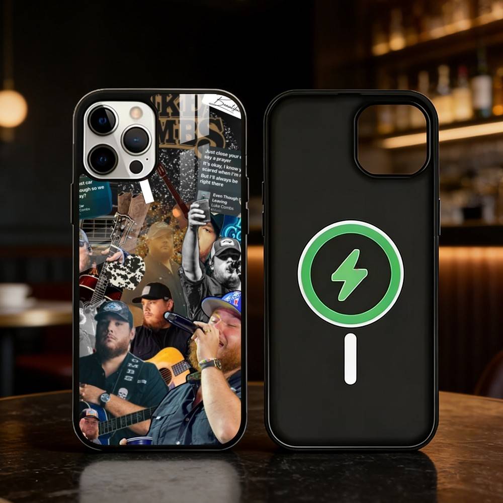 

Чехол для телефона L-Luke Combs для iPhone 17,16,15,14,13,12,Plus,Pro,Max Для магнитной беспроводной зарядки iPhone11PRO