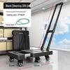 Enhanced Non-slip Portable Six-Wheel Shopping Cart with Retractable Handle