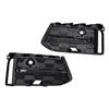 2PCS Front Bumper Fog Light Grille Trim Fit A6L C8PA 2023+ Black Chrome