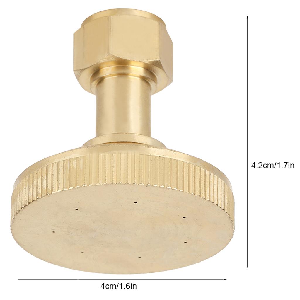 G1Celsius4 Female Thread 7 Holes Misting Spray Nozzle Garden Watering Sprayer Head (Elbow)