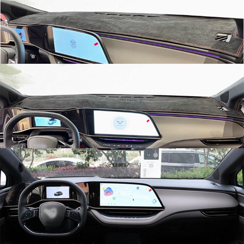 For Red Flag HongQi EH7 600 Pro Dashmat Dashboard Cover Instrument Panel Sunscreen Pad Ornaments