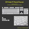 XVX Crystal Jelly 113-Unit Two-Color Mechanical Keycaps with Side Engraving