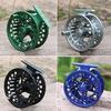 Fly Fishing Reel with Large Arbor 2+1BB CNC Machined Aluminum Alloy Body and Spool Fly Fishing Wheel