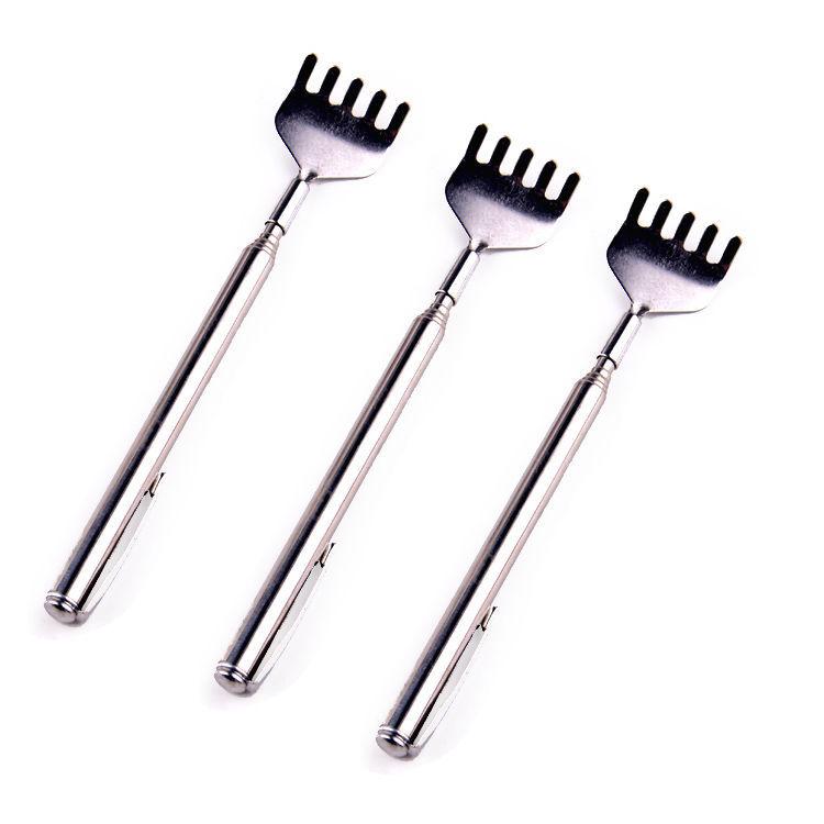 Pen Style Stainless Steel Telescopic Scratching Device, Five Section Telescopic Scratching Tool, Multi-Purpose Scratching Tool.