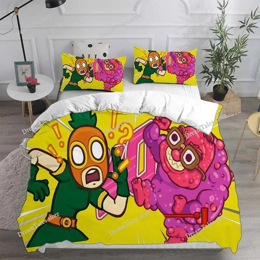 Game Burrito Bison Bedding Sets Quilt Bed Cover Comforter Duvet Cover Pillow Case Sets Kids Adult Bedroom Decoration Luxury Gift