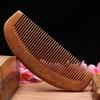 Thickened Boutique Old Peach Wood Comb Carved Electrostatic Hairdressing Wooden Hair Comb