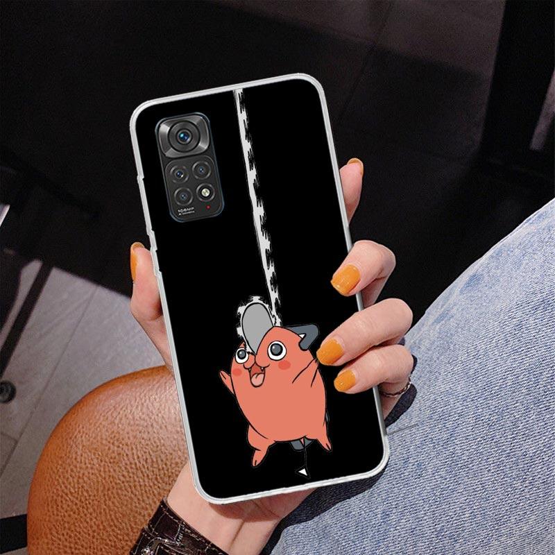 Chainsaw Cartoon Phone Case For Xiaomi Redmi Note 15 14 13 12S 12 11 Pro Plus 14S 11S 11E 10 10S 11T 5G Personalized Cover Redmi