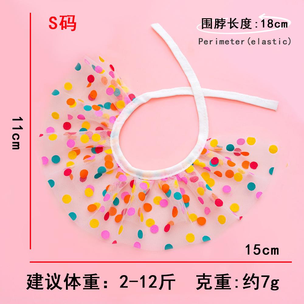 Pet Ins Wind Birthday Saliva Towel Cat Bib Scarf Dog Cat Hat