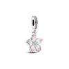 Neues Mode 925 Silber Schmetterling Sonnenblume Rose Anhänger Charm für Perlenarmband Damen Schmuck Geschenk