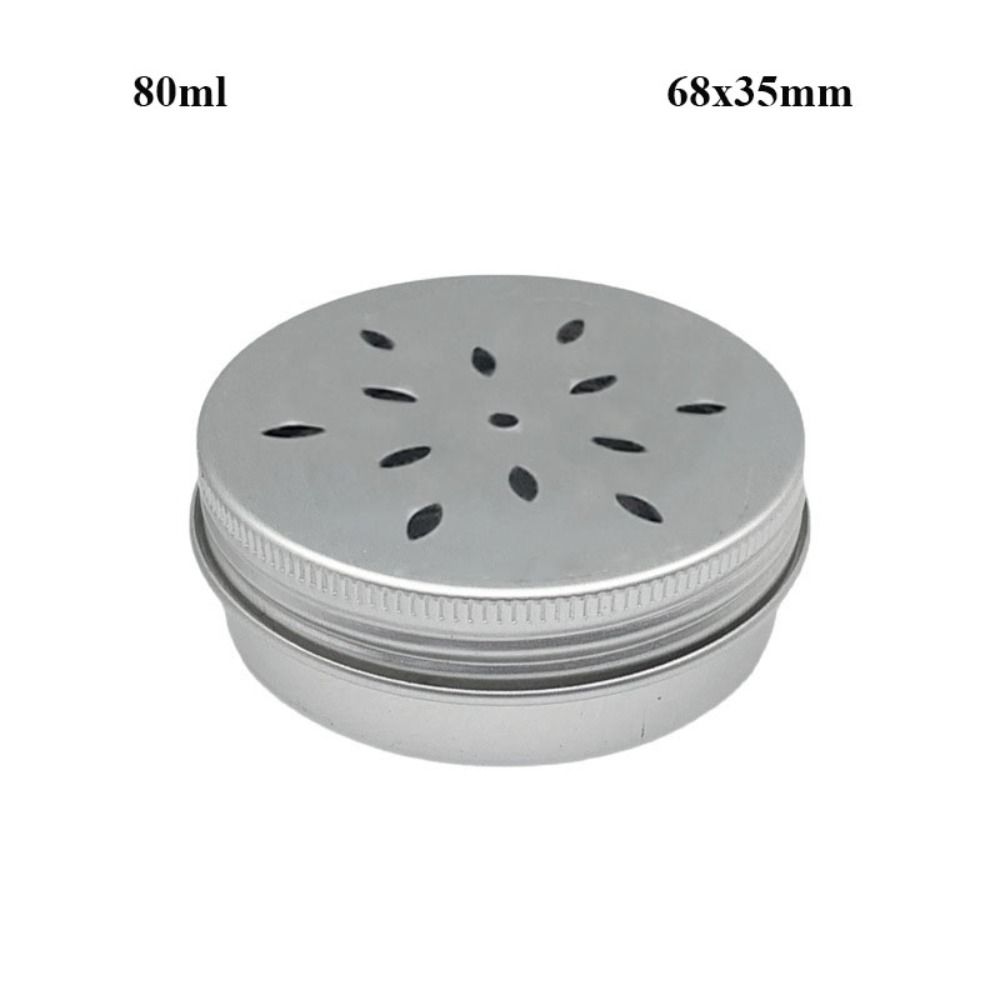High Quality Hollow Out with Holes Aluminum Tin Container 8 Styles Metal Empty Can Lip Balm Candle Jar