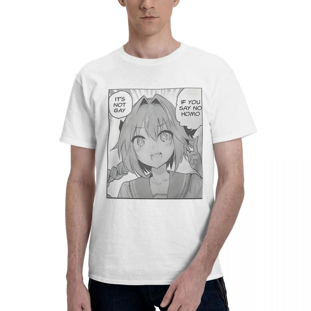 Astolfo Best Trap Fate Grand Order Tactical RPG Game 100 Cotton Casual Breathable Confortable Men Top Designer Clothes Men