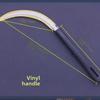 Stainless Steel Serrated Sickle - Fine Teeth Weeding & Mowing Knife