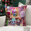 Cute Game Dandys Worlds Cartoon Pillow Cover Soft Decor Throw Pillow Case xcm Couch Home Decor for Living Room Party Gift