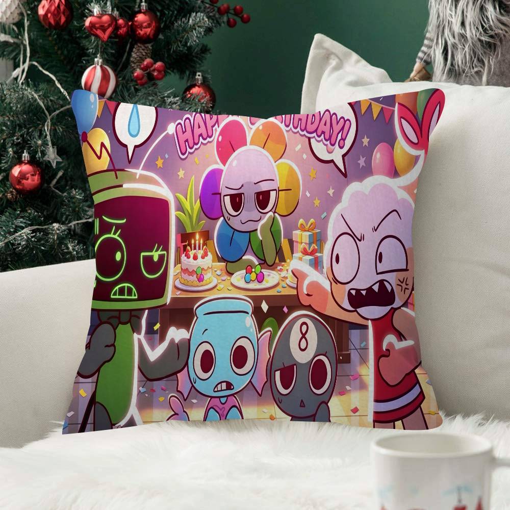 Cute Game Dandys Worlds Cartoon Pillow Cover Soft Decor Throw Pillow Case xcm Couch Home Decor for Living Room Party Gift