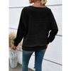 Pulover de damă Toamnă/Iarnă Hanorac casual Top de damă Culoare uni Mânecă lungă Gât rotund Tricou pulover patchwork