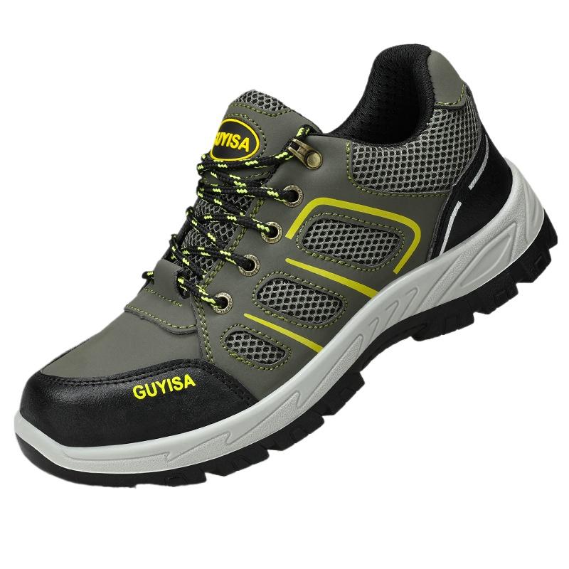 

Обувь Labor Insurance, мужская, всесезонная, с защитой от ударов и проколов, легкая, со стальной головкой, рабочая обувь 45