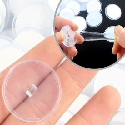 100pcs Christmas Hanging Ornaments Sticky Ceiling Hooks Transparent Self Adhesive Wall Hooks Bell Lights Accessories Mini