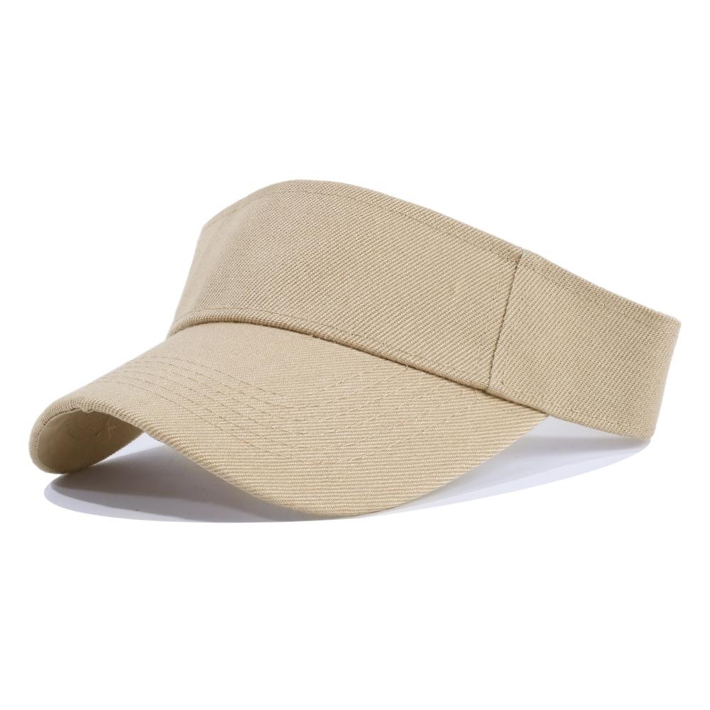Summer Sun Protection Hat Women's Running Sports Sun Hat Duckbill Hat Solid Color Men's Empty Top Hat, Women's
