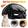 Black Bat Cat Avenger Mask Cute Matte Bat Mask Superhero Cool Pet Toys For Cats And Dogs Gift for Halloween Cosplay Pet Supplies