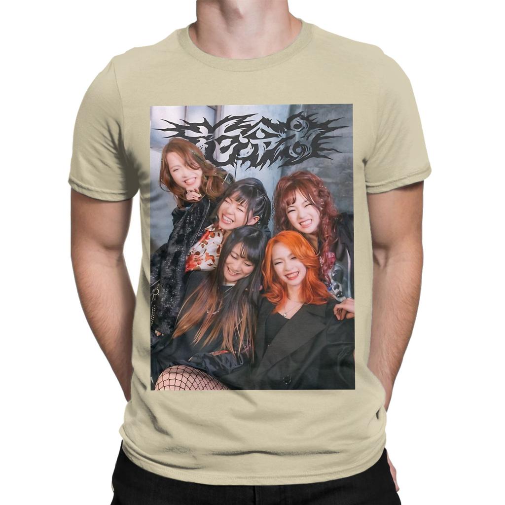 HANABIE BAND Black Funny Graphic 100 Cotton TShirt Hanabie Tops Tees For Unisex