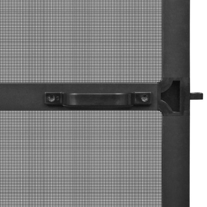 Moustiquaire - vidaXL - 100x215 cm - Anthracite - Aluminium - Réglable