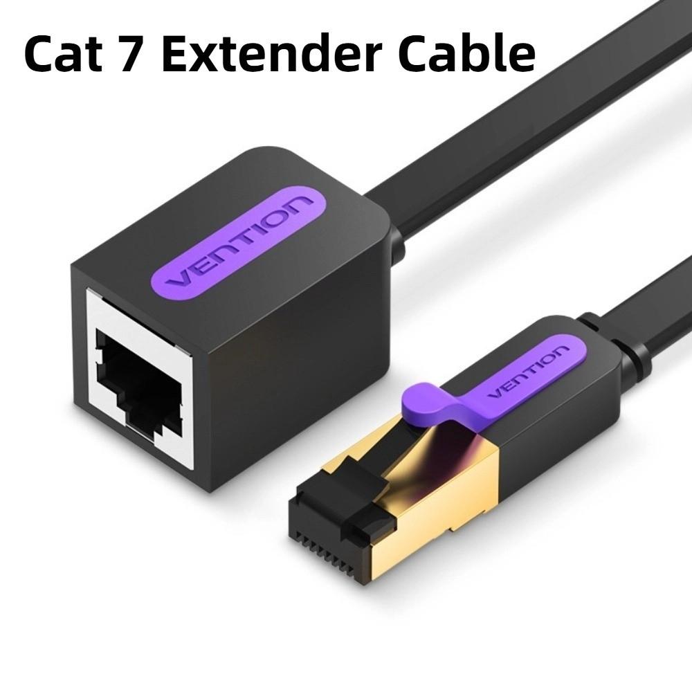 PVC Ethernet Extension Cord RJ45 CAT7 Ethernet Cable Easy To Use Cat 7 Extender Cable  Laptop