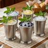 Whiskey Glass Julep Cups Copper Plated Wine Glasses 350ml Hammered Texture Metal Cocktail Glass Rust Resistant Barware for Party Bar Home Restaurant