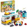 LEGO Creator 3-in-1 Beach Camper Van Building Kit – Transforms To Ice Cream Shop & Beach House – 31138 Multicolor