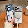 Luxury Shockproof Soft Armor Magnetic Case For iPhone 17 Air 16 15 14 13 12 Pro Max Plus For Magsafe Clear Acrylic Hard Cover