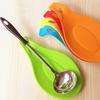 Silicone Heat Resistant Spoon Fork Mat Rest Utensil Spatula Holder Kitchen Tool