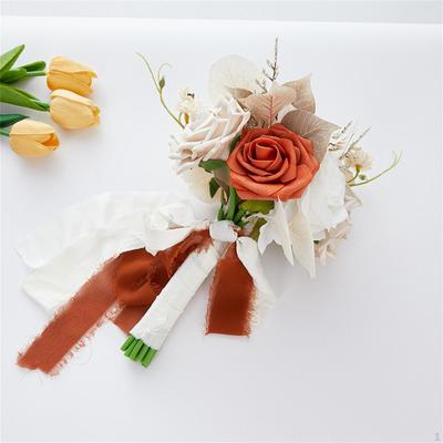 Wedding Bouquets Artificial Flowers Decoration Bridesmaid Bouquet Holding for Party Favors