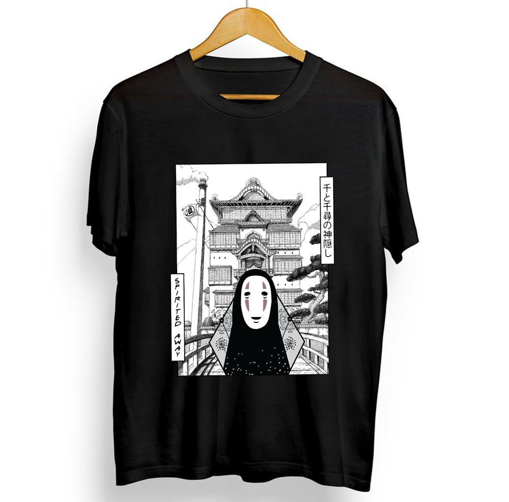 

Spirited Away Kaonashi No Face Faceless Man Gost Ghost new unisex T-shirt M