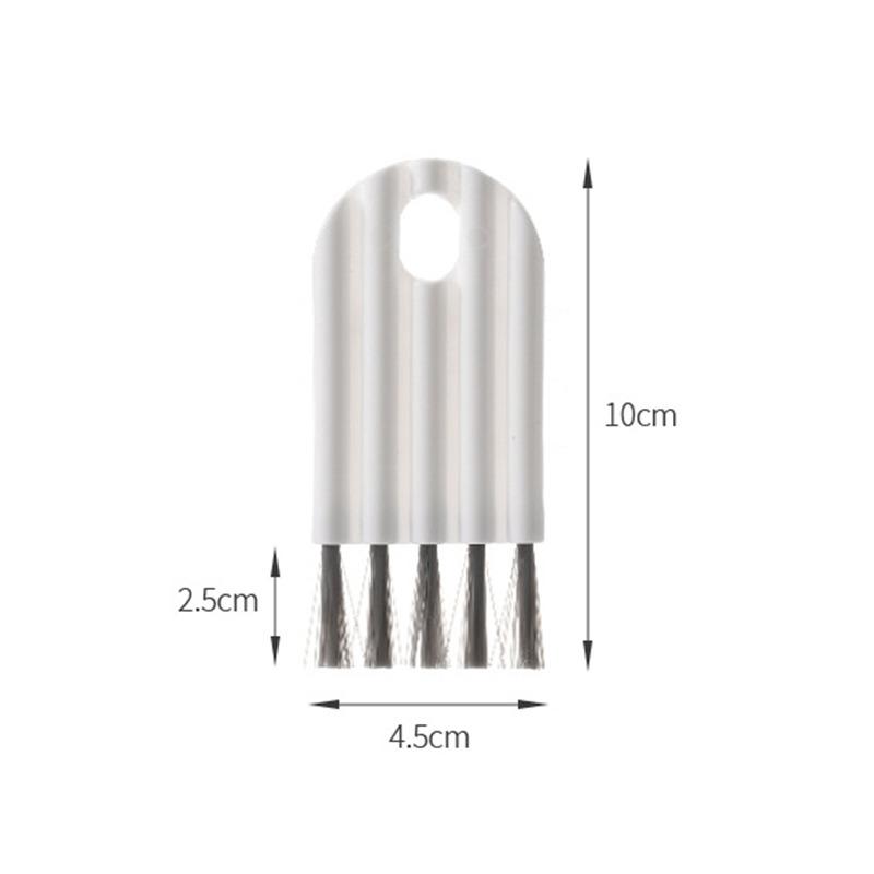 3in1 Tiny Bottle Cup Lid Brush Straw Cleaner Tools Multi-function Crevice Water Bottle Cleaning Brush Nursing Bottle Cups Cover Small