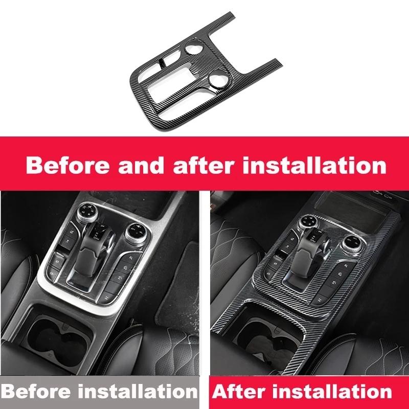 For GWM Great Wall Tank 300    ABS Chrome Auto Gear Head Lever Shift Knob Cover Frame Trims Car Styling Accessories