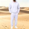 Heren Pullover Hoodie en Sweatshirt 2-delige Atletische Set voor Training en Vrijetijdskleding