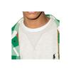 Polo Ralph Lauren Logo Embroidered Crewneck Sweatshirt Men Sweatshirt Gray White 710675313-020