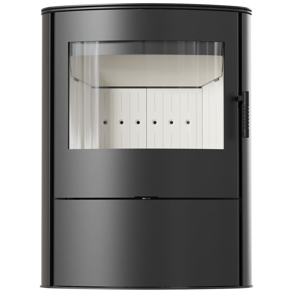 Wolnostojący Piec Kominkowy Koza KRATKI ROLLO 2 10 kW fi150 na Drewno Zestaw