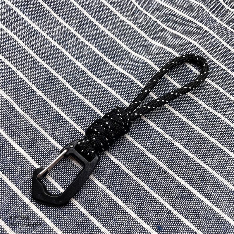 Outdoor Paracord Schlüsselanhänger Lanyard Geflochtenes Nylon Lanyard Hohe Festigkeit Fallschirmschnur Karabiner Handy Rucksack Schlüsselanhänger