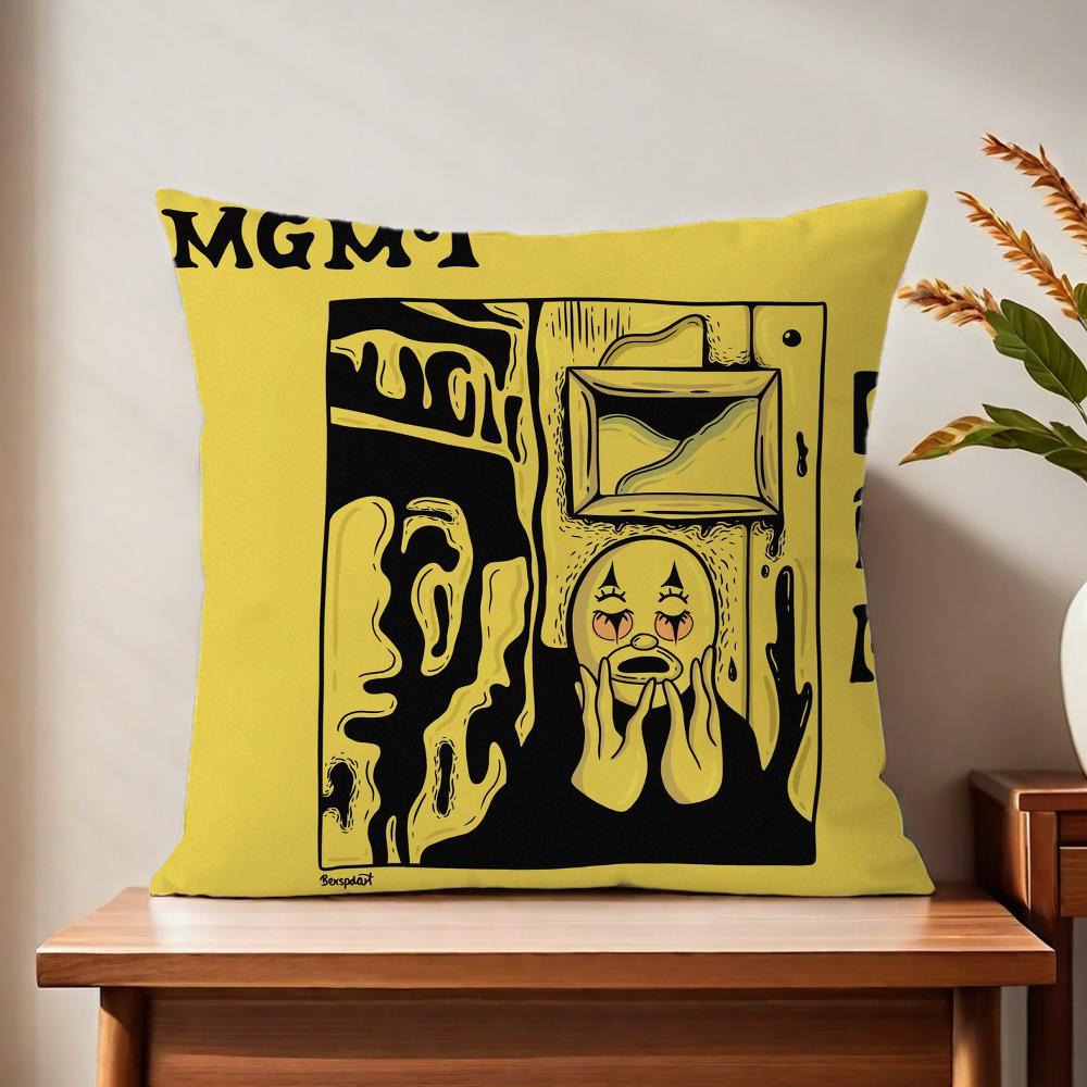 MMGMT Rock Band Cushion Cover For Pillow Printing Sofa Decoration Home Car Room Coffee Shop Office Nordic Simplicity