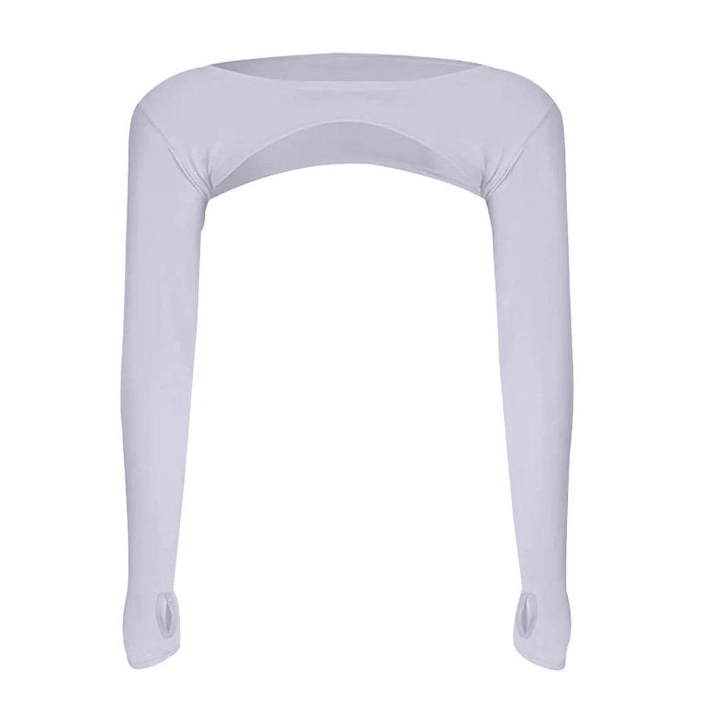 UV Protection Elastic Raglan Sleeve Shawl Ice Silk Arm Sleeves  Cycling Golf  Running Sports