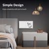 BSEED 1/2Gang Wall Light Switches 2Way Control For Stairs Bedroom With EU Standard Power Socket USB Type-c Plastic Frames 2Pack