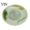 Ceramic Kitchen Gadget Garlic Grater Plate, Manual Grinding Tool for Ginger Spice, Grinder Plate Non-Stick Fruits Vegetables, Multifunctional