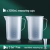 Tasse à mesurer en plastique grande capacité ZISIZ