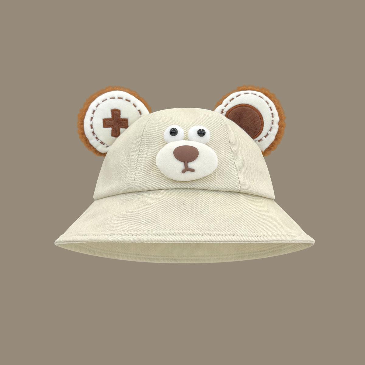 

2025 новая мультяшная шляпа рыбака-лягушки для детей, весна и лето, милый маленький монстр, солнцезащитный крем, шляпа для умывальника, показывает маленькое лицо M（56-58cm）