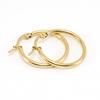 Earrings with Large Circles Exaggerated Earrings Titanium Steel Coils Fashionable and Classic Earrings Versatile Headgear for Women