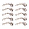 10pcs Truck Tyre Valve Stem TR543E Bent 75 Degrees 65mm Clamp In Valve Extension Adapter for Bus Truck Hole 9.7mm